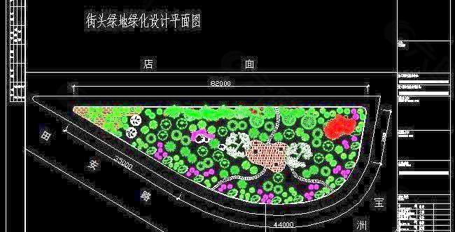 街头绿地绿化图