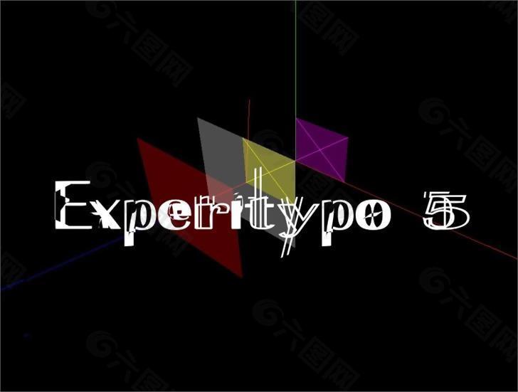 experitypo5字体