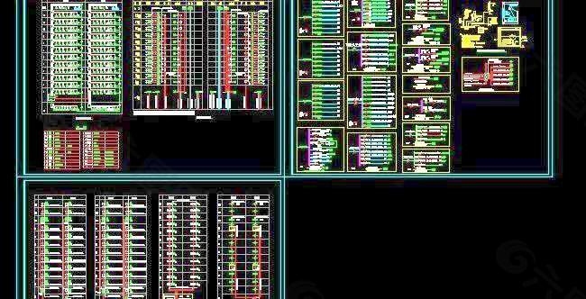 高层电气施消防、强弱电系统图