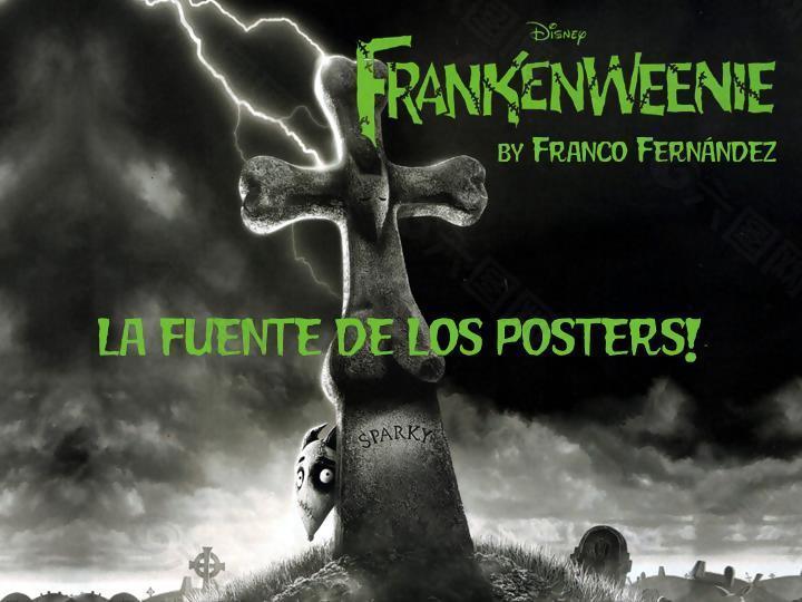 frankenweeniemovieposter字体