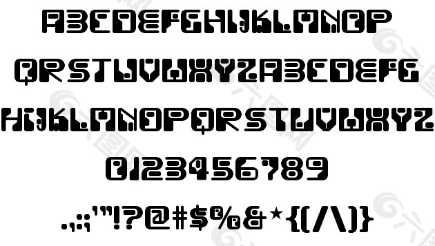 时髦的rundkopf NF字体