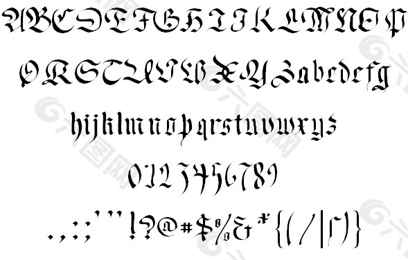 浮士德的字体