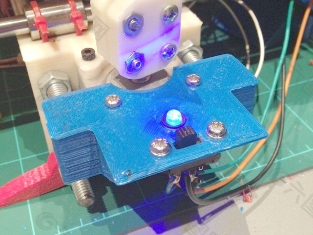 printrbot Z稳定剂与电源开关及指示灯