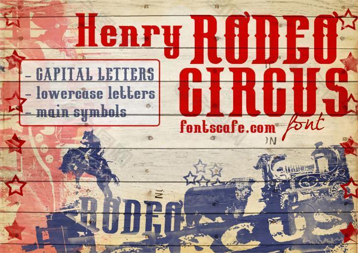 henryrodeocircus_demo字体