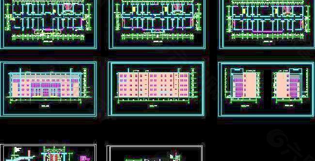 五层办公楼建筑设计施工图