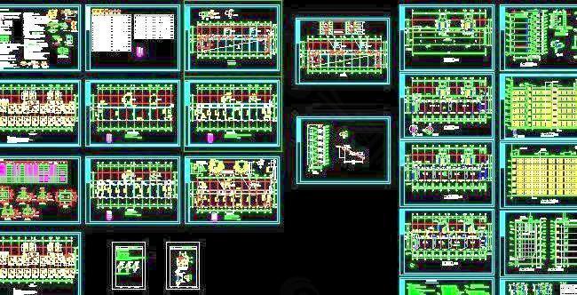 全套教学楼建筑结构施工图