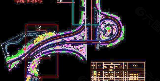 市政道路绿化图