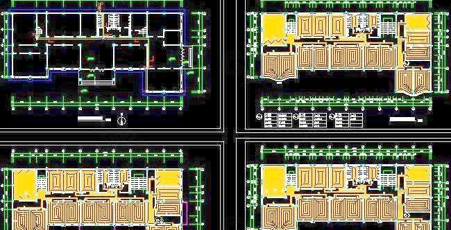 某学校地板辐射采暖施工设计图