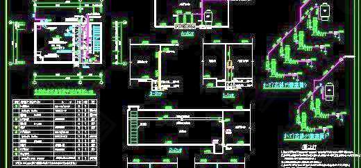 一套生活给水泵房设计图