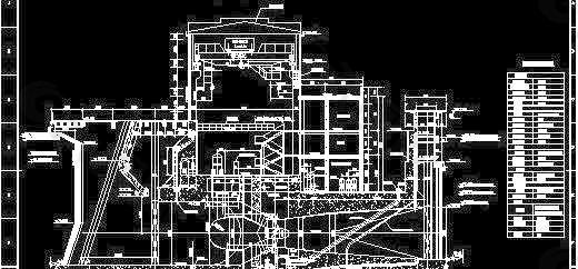 水电站厂房安装布置图(7张)
