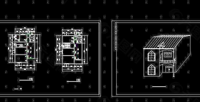 城镇农村独立住宅图纸