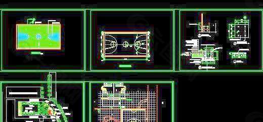 篮球场施工图