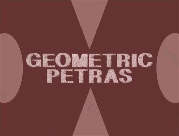 geometricpetras字体