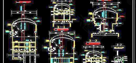 地下厂房结构布置图(17张)