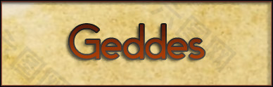 Geddes字体