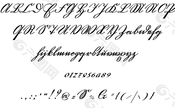 GL suetterlin字体