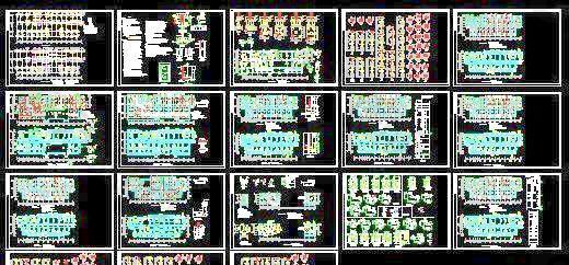 九层疾控中心大楼框架结构施工图