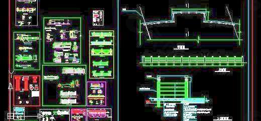 围墙栏杆cad合集