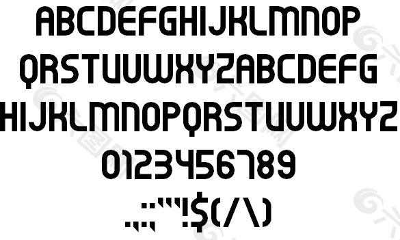 interstatic字体