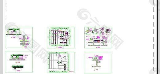 深圳某小区景墙施工图