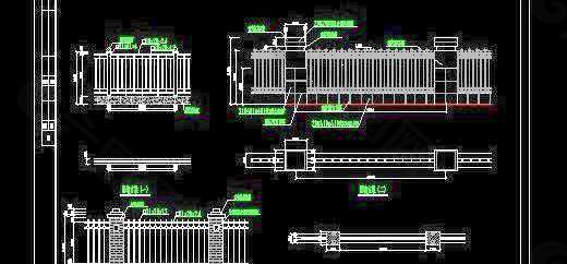 区围墙施工详图