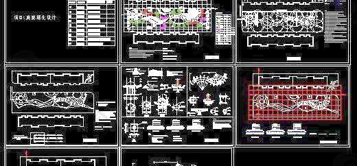 庭院绿化设计施工图