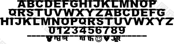 JLR生日横幅字体