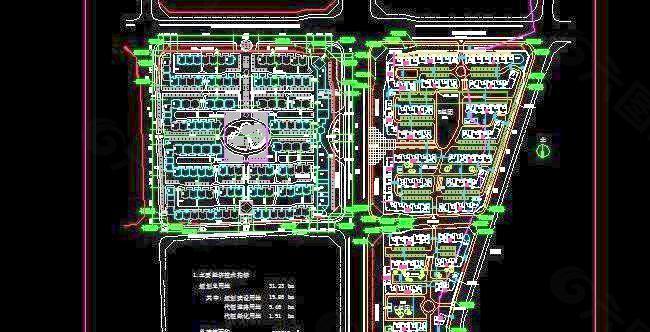 住宅小区一期规划方案图