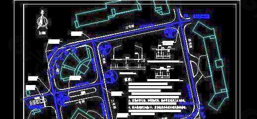 小区道路给排水施工图(2张)