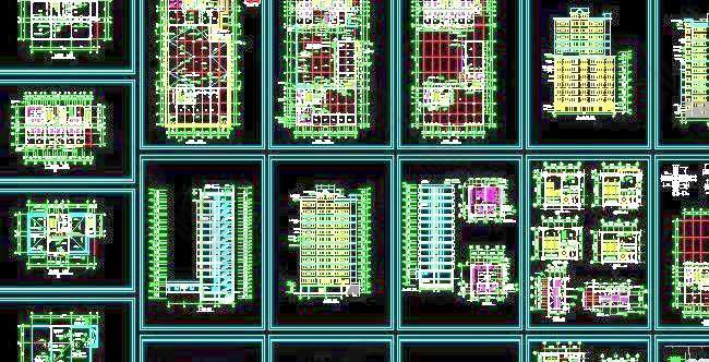 宾馆全套建筑设计