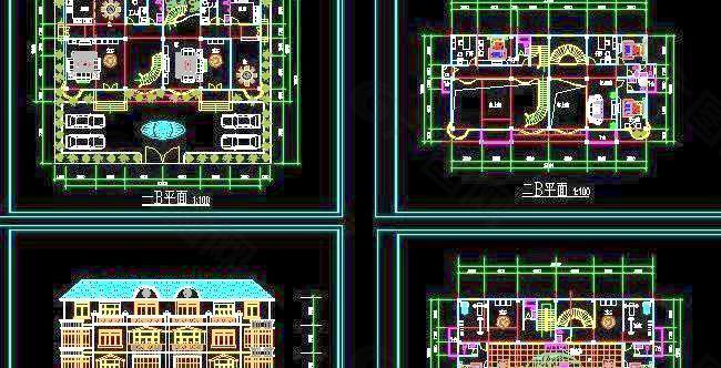 高级别墅建筑方案图-23x12