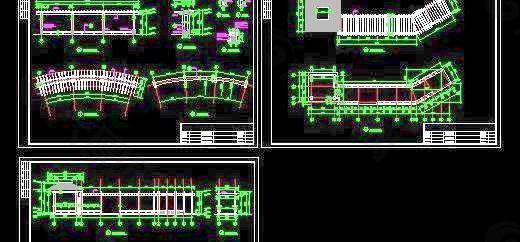 花架廊亭施工图