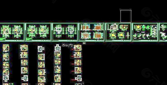 三层带阁楼别墅建筑设计施工图 13x12