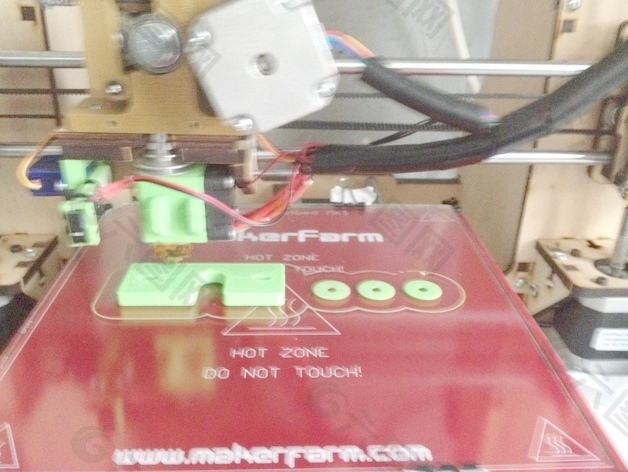 makerfarm mountingplate的E3D V6