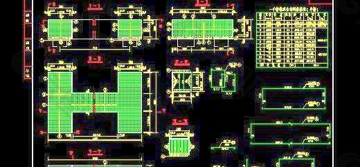 过渡墩承台钢筋构造图