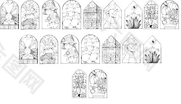 KR复活节的Windows字体