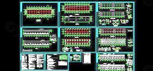 钢结构厂房结构施工图纸