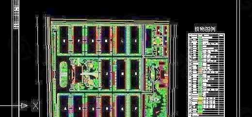 厂区绿化平面布置图