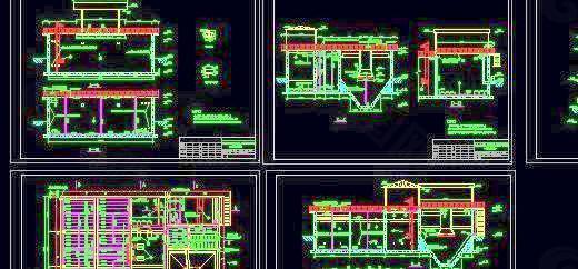 化工厂污水工艺施工图全套(11张)