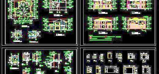 独立别墅全套施工图