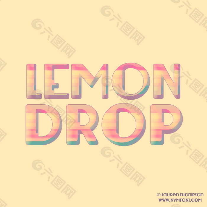 Lemondrop字体