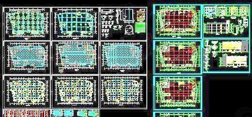 商场建筑结构施工图全套