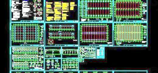 18m跨门钢结构全套图纸