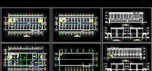 学生宿舍楼建筑图