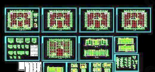 四层厂房建筑图