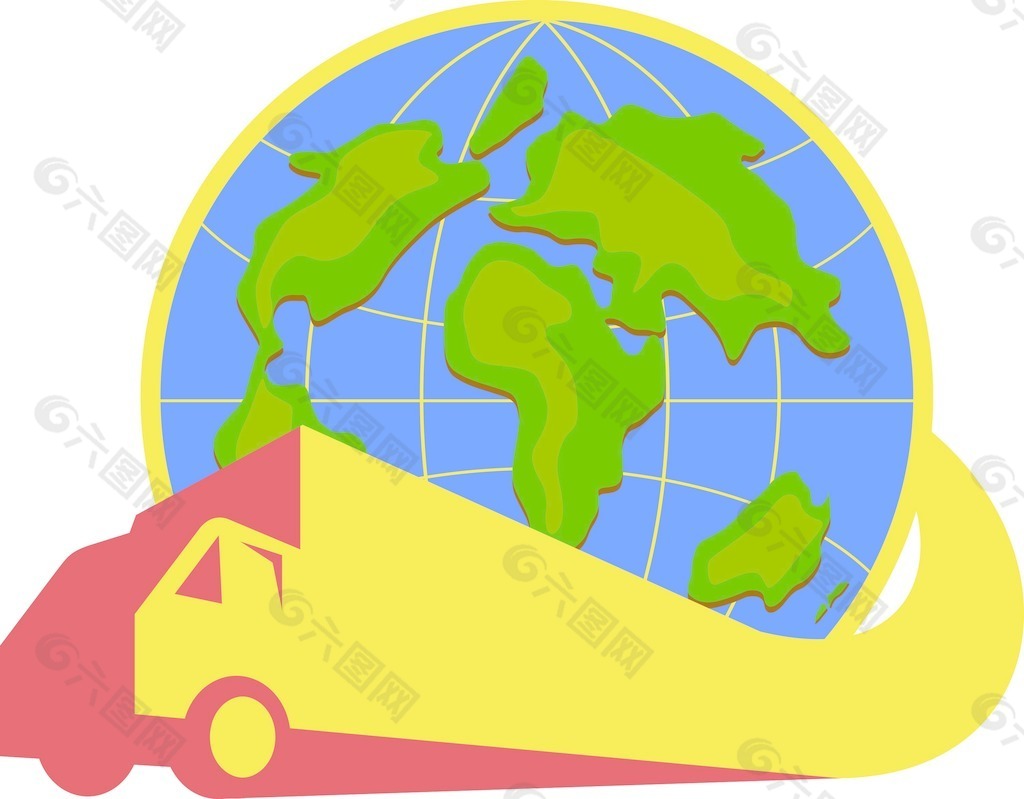 送货卡车全球复古