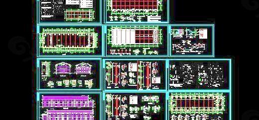 排架结构厂房建筑结构施工图