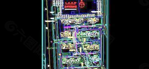 室外冷热水及消防管道图