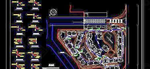 某小区管网平面图（3张）