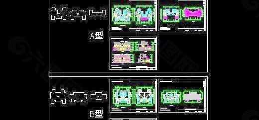 亭韵花园别墅设计A、B方案